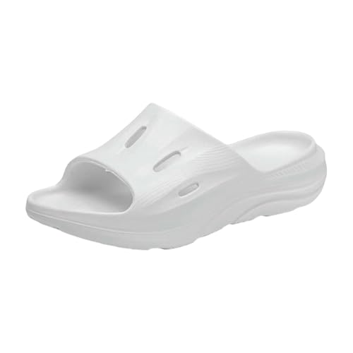 YIMAISZQ Chanclas Hombre Zapatillas para Hombres con De Moda Sandalias Playa Suaves -blanco-41-42