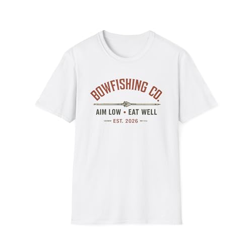 Bowfishing Shirt Aim Low Eat Well Funny…