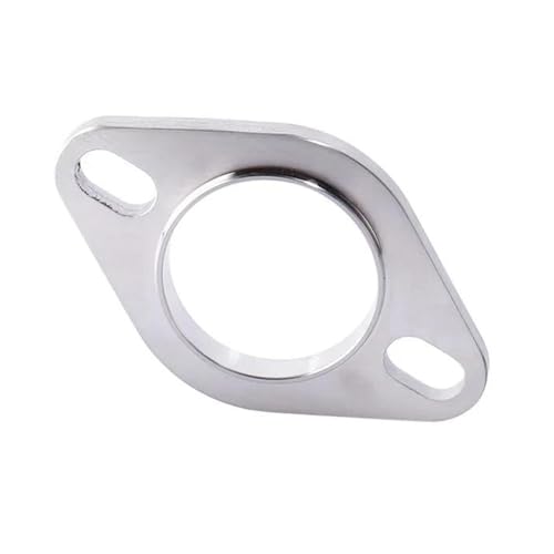 Tubo de escape de coche de 2 pulgadas con brida de 52mm de acero inoxidable 304