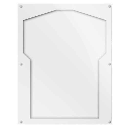 Get Acrylic Photo Frames - Adult Sports Shirt Display Frame 75cm x 85cm for Football Shirt, Rugby Shirt, Band T-Shirt, Basketball T-Shirt. Suitable For All Adult Sizes - Clear Floating Frame