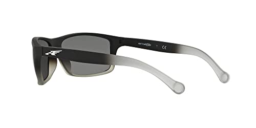 Arnette An4207 Boiler Rectangular Sunglasses, Black/Grey, 61 Mm #TOP4