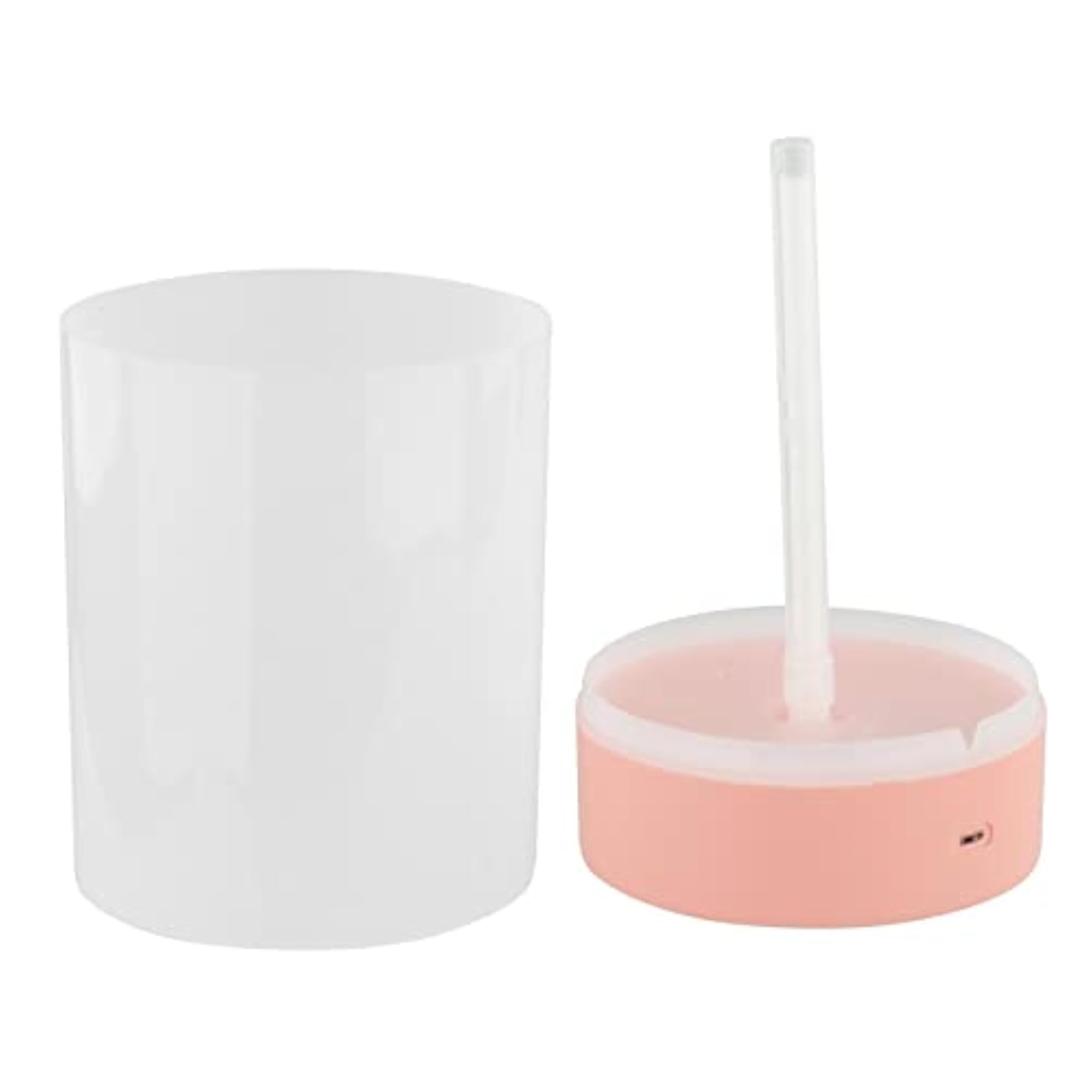 LICHTS USB Air Humidifier Aromatherapy Diffuser Mist Maker for Home Pink Double