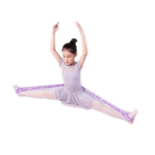 Image of 2-Pack Adjustable Kids Dance Stretch Bands - 8-Loop Elastic Bands for Ballet, Latin, Yoga, Gymnastics & Stretching - Flexible, Multi-Section Design for Dance Training & Flexibility
