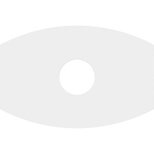 Image of Ekena Millwork CMP30X20KY-07000 Kailey Architectural Grade PVC Contemporary Urethane Ceiling Medallions 30 inchW x 20 inchH x 7 inchID x 16 1 /4 inchC x 1 inchP