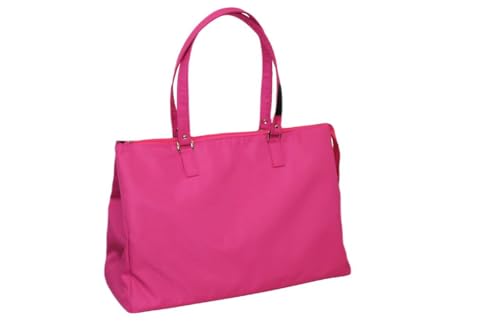 Weekender Bags for Women, Travel Duffel Overnight Carry On Holdall Bag, Sports Gym Sholder Tote, Hot Pink, M