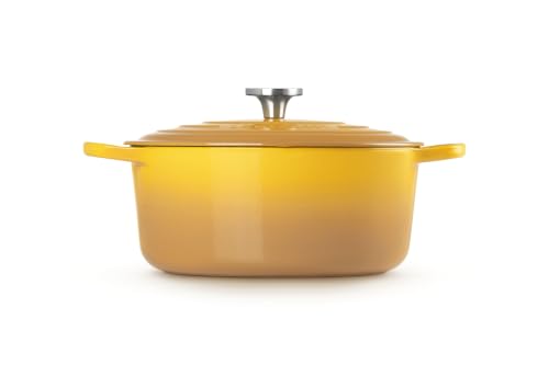 Image of Le Creuset Enameled Cast Iron Signature Round Dutch Oven, 7.25 qt., Nectar