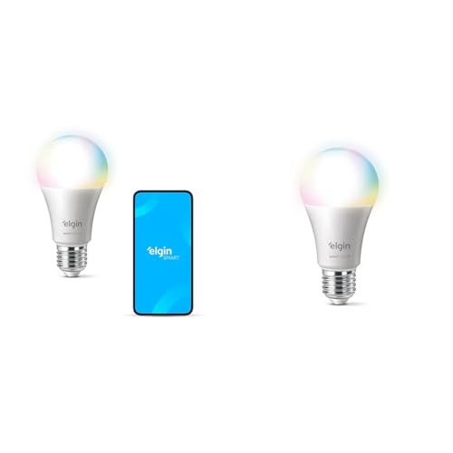 Kit Elgin Lâmpadas Smart Color RGB 10W + 15W Wi-Fi