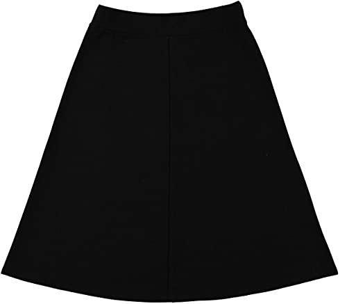 Womens Basic A-line Skater 27 Inch Length Skirt - BK-666A