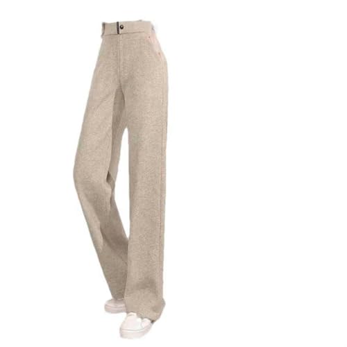 Pantalon droit de travail taille haute élégant pour le bureau