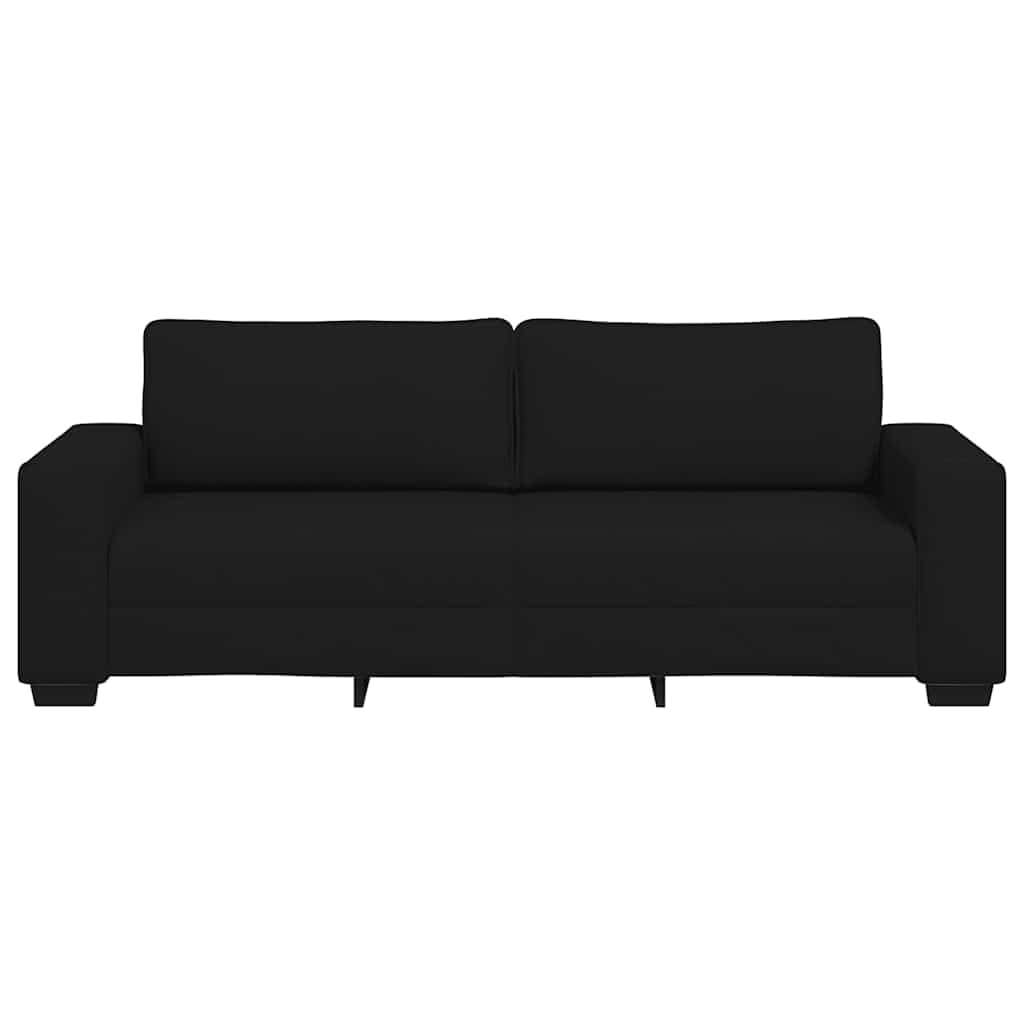 Amazon.com: vidaXL 3-Seater Sofa Black 86.6