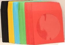 DragonTrading® - Juego de 200 fundas para CD con ventana y solapa, 200 unidades