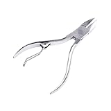 DECOMELODY Edelstahl Nagelhautzange für Maniküre und Pediküre Scharfer Cuticle Cutter mit...