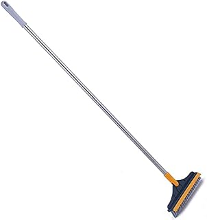 Eteslot Grout Cleaner Brush, Hard Bristle Scrubbing Brush with Rotated Detachable Long Handled, Bath Tub and Floor Tile Scrubber Brush for Kitchen, Bathroom, Livingroom