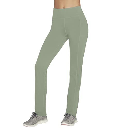 Skechers Gowalk Pant Joy Laurel Wreath legging de marche évasé femme XXL