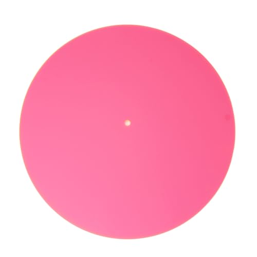 Fazvncv Tapis de platine en acrylique pour tourne-disque vinyle améliore le remplacement des plateaux sonores