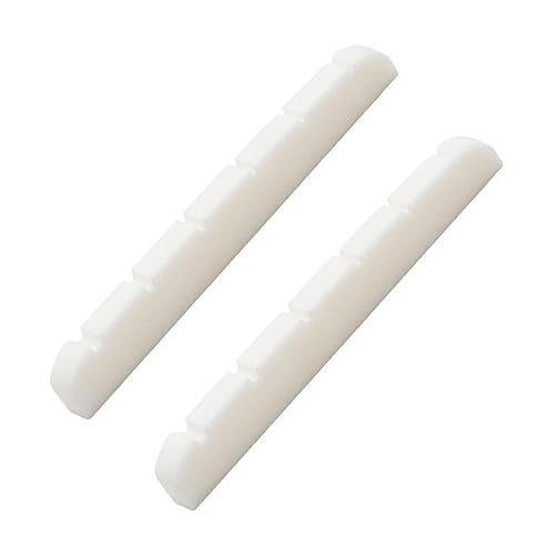 BESTonZON Pure Ox Bone Guitar Pillow Acoustic Guitar String Nut for Tone Enhancement