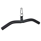 Barra de esparcidor, forma de barra lateral de la proa de 18.9 pulgadas, mango de ejercicio de ejercicios, entrenamiento de resistencia a la aptitud lateral, accesorio de la máquina de cables para el