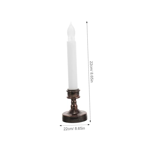 Velas LED sin llama seguras sin cera para decoración de ventanas y mesas 2