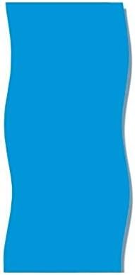 SCP Plain Blue 20 Thou Pool Oval Liner- 18ft x 12ft x 48-52"