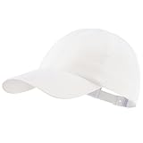 Connectyle Quick Dry Baseball Cap for Men Women Breathable Workout Sports Hat Lightweight Golf Cap Athletic Fitted Hat White