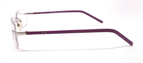 Lunettes de vue argenté et rose LVM0004 design premium