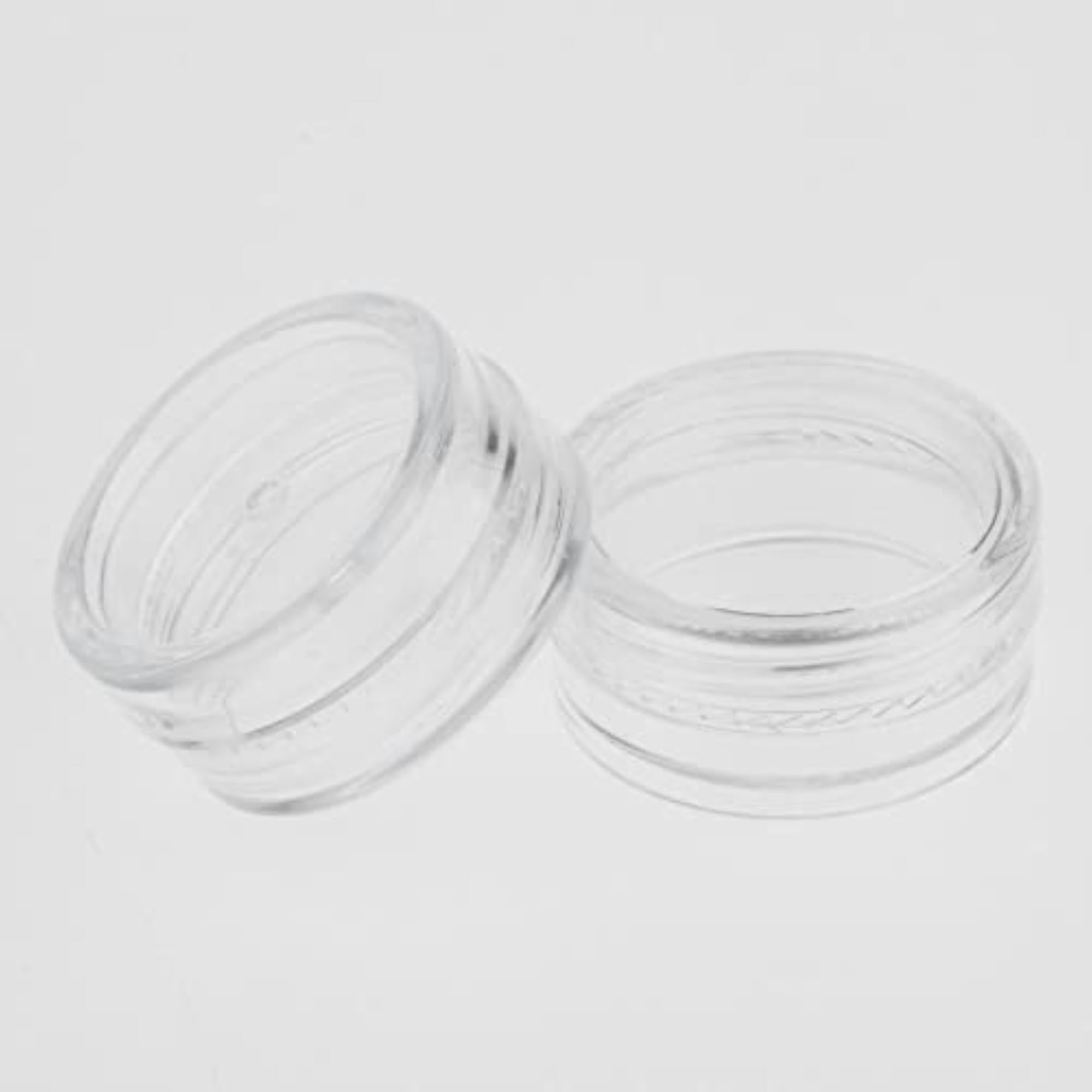 50 Pieces PVC Cosmetic Pot Jars for Lotion and Cream