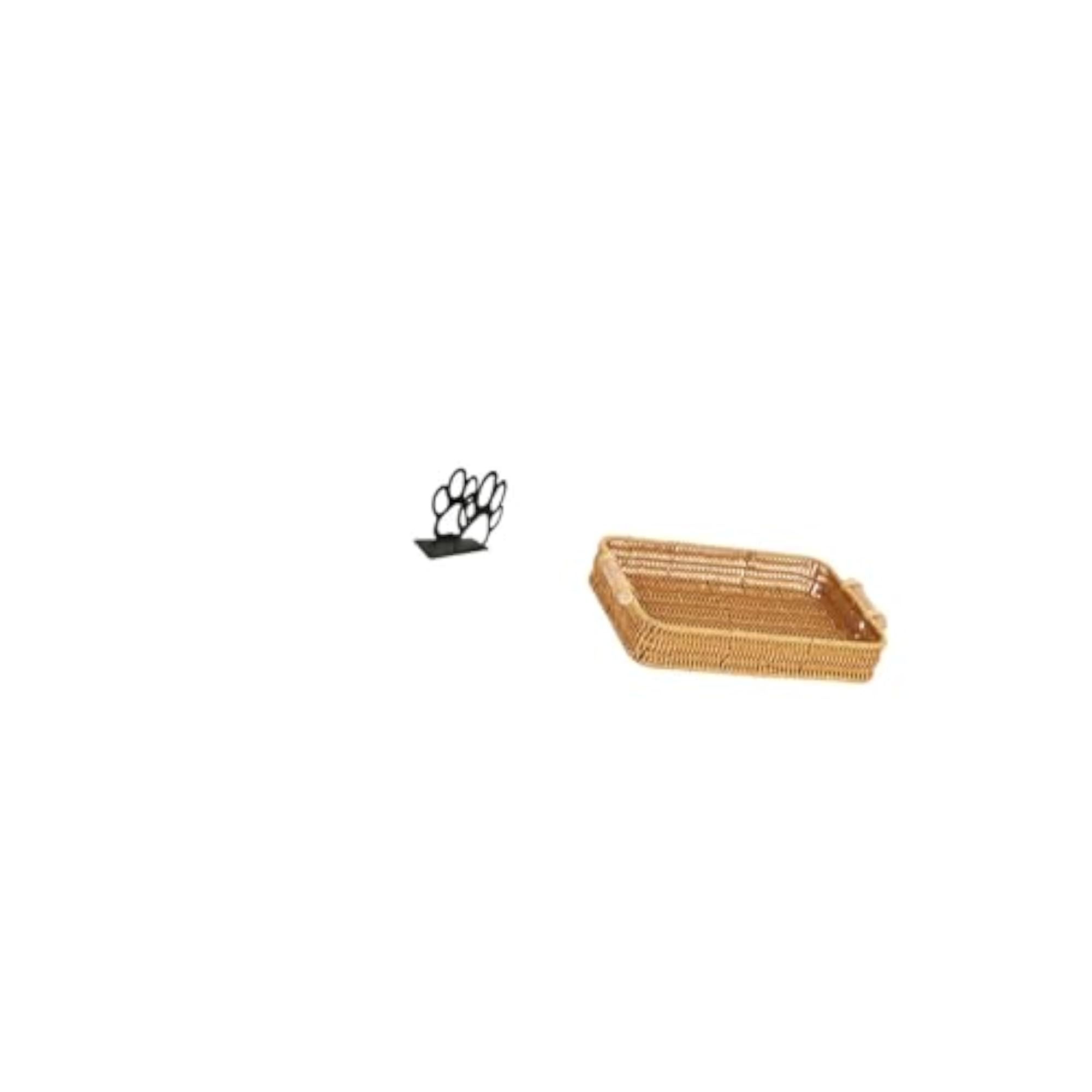 Chic Dog Paw Woven Organizer Multi Purpose Tissue Dispenser
