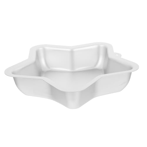 LALADEFIEE Moule à Gâteau Étoile 5 Branches en Alliage D’aluminium Antiadhésif, Diamètre...