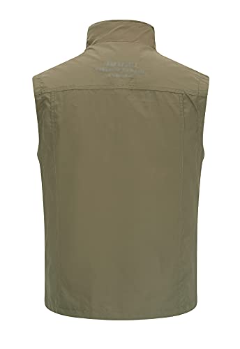 Image of Hbufnha Mens Lightweight Vest Work Travel Safari Sport Jacket Padded Puffer Vest