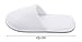 Zollner 10 Pares de Zapatillas de Viaje, Blancas, de Rizo, Talla única