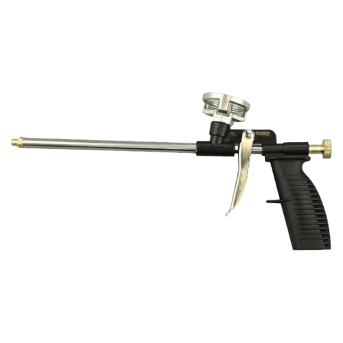 Foam Gun Expanding Foam Guns Professional Heavy Duty Aluminium Foaming Gun Stainless Steel Spray Thermal Insulation Applicator for Caulking Filling Sealing Windows DIY Projects