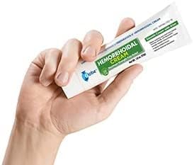 Miniatura 7 de Globe Crema hemorroidal, fenilefrina HCl, pramoxina con aloe, alivio de ardor, picazón y molestias de las hemorroides, 1.8 onzas