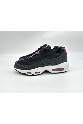 Nike Air Max 95 Recraft GS Girls Shoes Size 3.5, Color: Black/Red-Black2