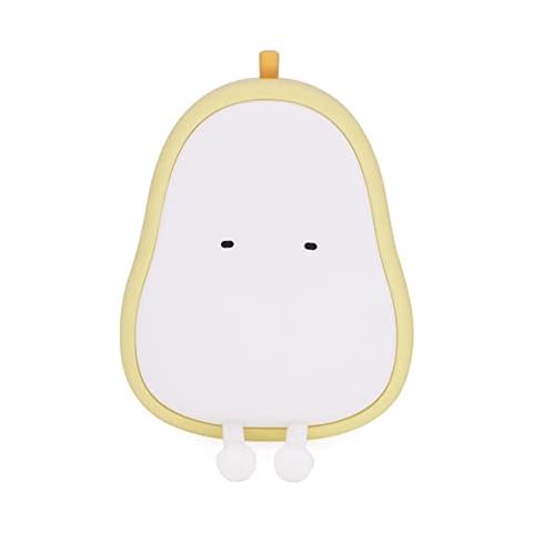 DesignNest Pear Night, LED Night lamp, Nursery lamp, Bedside lamp, Soft Silicone, Kids lamp, lamp Toy, Night Light, Portable, Gift Cover