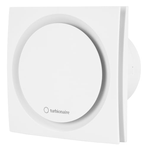 Turbionaire RING 150 SW Aspirador, Doble aspiración perimetral y frontal, 150 mm de Diámetro, Blanco mate, Estándar para baño, cocina, Válvula antirretorno, Protección IPX4