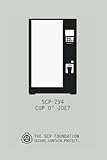  THE SCP FOUNDATION Secure Contain Protect: 6x9 notebook journal SCP-294 for big fans of the SCP foundation universe, 120 pages gift for boys and girls for birthday or christmas