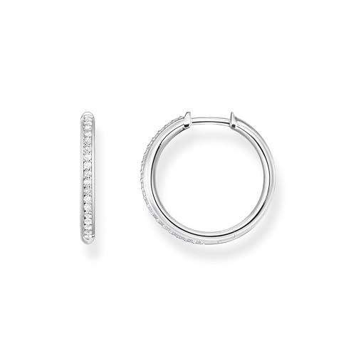 Thomas Sabo Creolen aus Sterlingsilber mit Zirkonia in der Farbe Silber,...