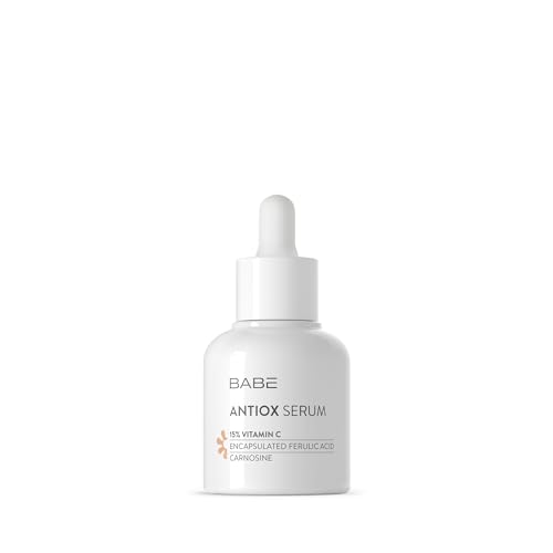 Laboratorios Babé - Antiox Serum | 30ml | Vitamina C Sérum Facial |Revitalización y Defensa Antioxidante |Sérum Iluminador Facial con Ácido Ferúlico y Niacinamida | Rejuvenece y Equilibra