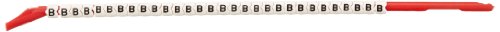 Baguettes en nylon Brady SCN10-B avec marqueurs noir sur blanc pour câble 3mm