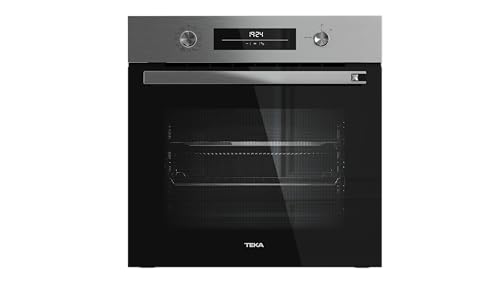 TEKA Horno Pirolítico Multifunción 60cm con AirFry, 9 Funciones de Cocinado, Pirólisis y HydroClean, Bandeja FryMaster, Modelo NEO HSB 6466 P Serie Neo