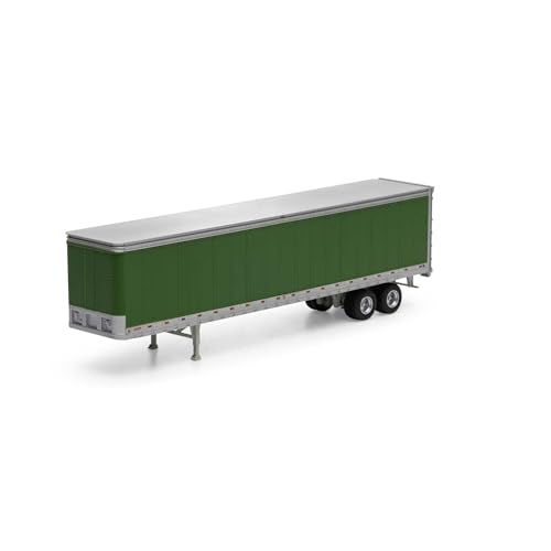 Athearn HO 45' Smooth Side Trailer Green ATH29080 HO Vehicles