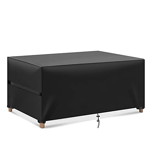 king do way Funda para Muebles de Jardín Exterior 123x61x72cm Conjuntos de Muebles Cubierta Impermeable para Sofa de Jardin, al Aire Libre, Patio, Plazas Funda para Sofa de Esquina, 420D, in PVC