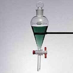 Kimble/Kontes KIMAX Separatory Funnels, Squibb, Pear-Shaped, Kimble Chase 29048F 2000 With [ST]