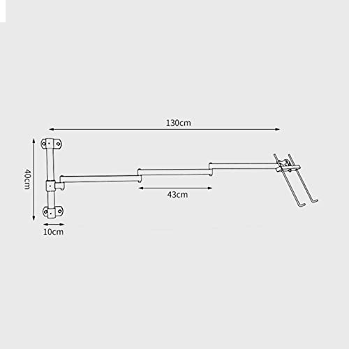 Soporte de pared para laptop ajustable para 13-17 pulgadas miniatura 5