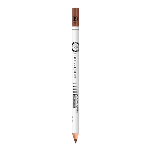 Image of Colors Queen Lip Definer Pencil | Highly Pigmented, One Swipe Smooth Application Matte Lip Liner | Long Lasting Lip Pencil (09 - Skin)