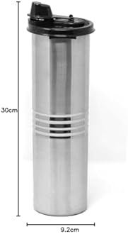 SIGNORA WARE Easy Flow Stainless Steel Oil Dispenser | Airtight & Spill Proof | Food Grade | Pourer Drizzler | Easy To Clean | Best For Essential Oils & Grilling |For Home Use ( 1.1 Ltr | Black )