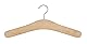 WENKO Kleiderbügel Berlin Eiche Natur - Garderoben-Bügel aus FSC zertifiziertem Echtholz, Holz - Eichenholz, 42 x 18 x 1 cm, Braun