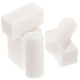 BESTonZON 5 Stück Handgeschnitzte Weiße Gummiblöcke aus Pvc Leicht und Tragbar für Gravurkunst und Selbstgemacht Stempelherstellung