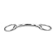 Equine Smile ES0095 Gebiss Olivenkopfstange Stangengebiss aus Edelstahl vom Pony bis zur vollen Größe Ringdurchmesser 55 mm Gebissstärke 13 mm (14.5 cm)