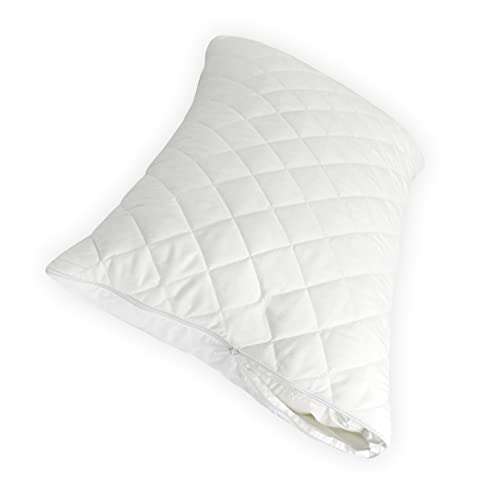 Bed Maker's Levinsohn Memory Foam Quilted Pillow Protector – Cool Soft Cover Will Enhance Your Sleep – Standard/Queen, White, Fre154Xxwhit10 #TOP1